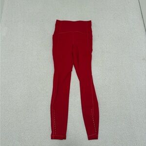 lululemon athletica Red Leggings